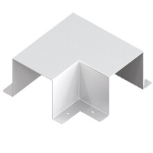 4" X 4" Metal Flat Elbow for Set Cover, 90 Bend Protector for Split AC Systems