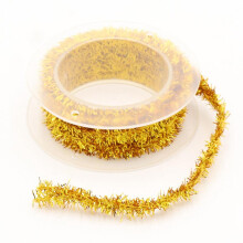 Christmas ribbon wired glitter colorful shiny 25mm 10m