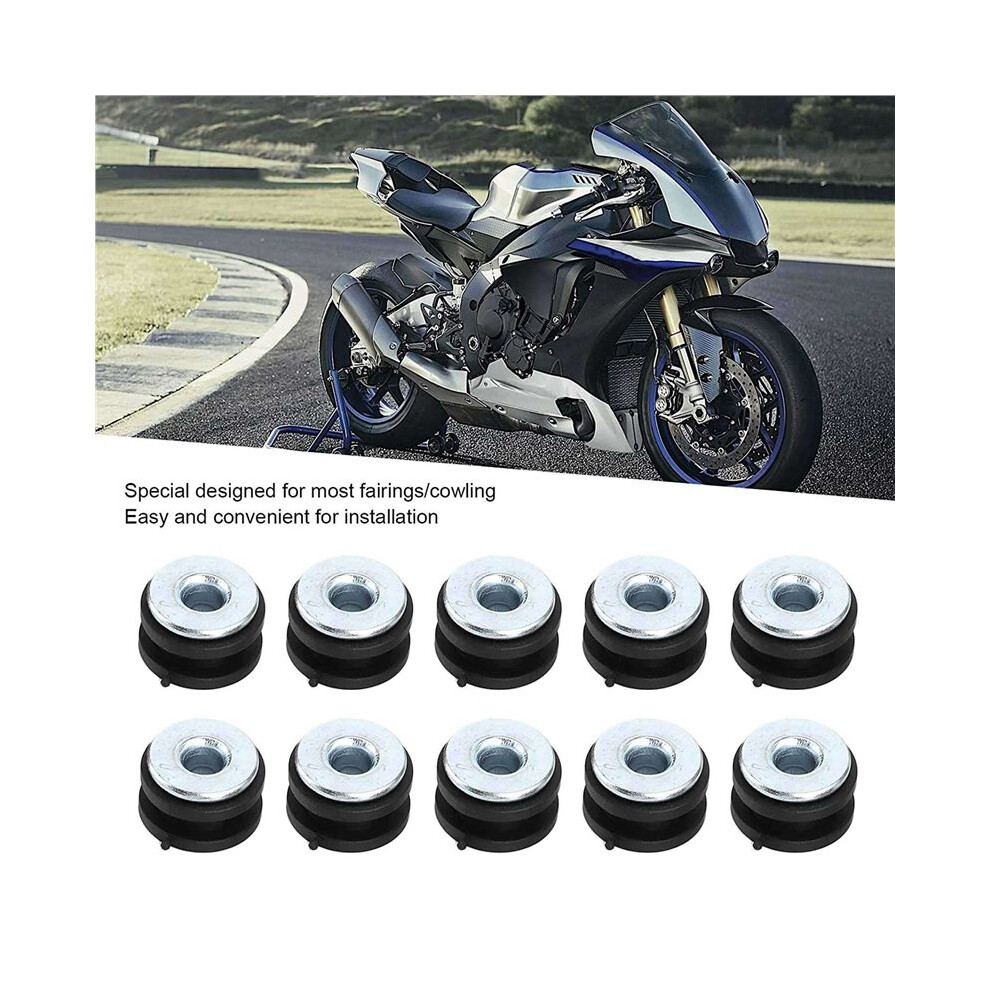 Photos - Other for Computer 60Pcs Motorcycle Rubber Grommets Kits Motorcycle Windshield Bolts for Fairings Rubber