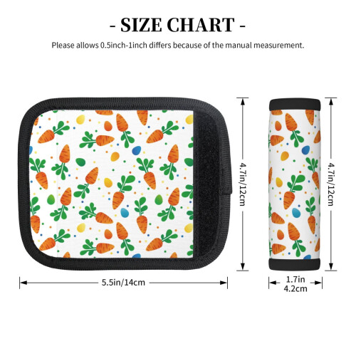 Carrot Luggage Handle Wraps 2 pcs 1