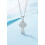 Celtic Cross Necklace 925 Sterling Silver One Piece 2