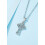 Celtic Cross Necklace 925 Sterling Silver One Piece 3