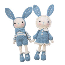 Beginner Crochet Rabbit Kit with Yarn Hook and Accessories