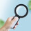 HESITONE reading magnifier with 18 LED lights 30x 7