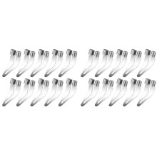20pcs Smooth Heads for Plastic Welding Tool 45 Degree Elbow Smoothing Heads Welding Tips Soldering Repair Tool