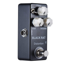 Mosky 2X Black RAT Distortion Guitar Effect Pedal