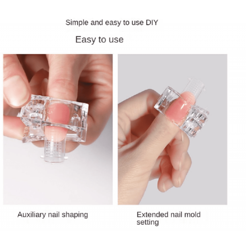 HeeHom nail tip clips set for gel extensions 10 pcs 1