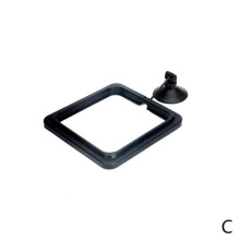 Aquarium fish feeding station floating circle design