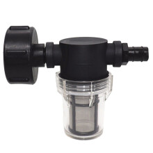 IBC rain barrel filter hose connector 100 mesh stainless