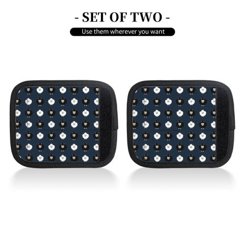 Luggage Handle Wraps Navy Blue 2 Pcs 2