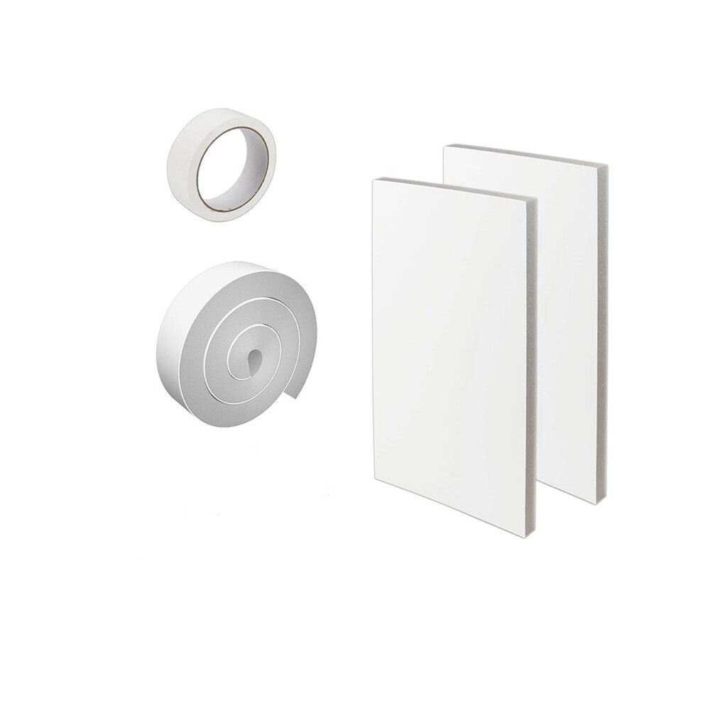 Window Air Conditioner Insulated Foam Panels,Surround Insulation Side Panel With Top Seal Strip Window Ac Unit Indoor 6031441832978