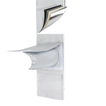 Portable AC Window Seal Kit for Sliding Windows, Dual-Hose Compatible, 11x64inch / 28x162cm
