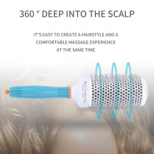 Roller Comb Professional 5 Size Hair Dressing Brushes High Temperature Resistant Round Comb Hair Styling Tool Hairbrush
