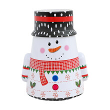 Christmas food tin box with lid 1 piece