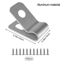 Stainless Steel Fence Wire Clamps 12 pcs
