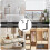 Foldable Over-Door Drying Rack with 4 Grooves and Sturdy 7