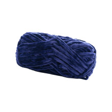 Dark Blue Chunky Wool Yarn Jumbo Tubular 100g