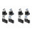 8 Pack USB 3.0 Adapter Vertical  and Down Angle, Horizontal Left and Right Angle USB Male to Female Extender Connector 1