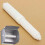 White toilet roll spindle spring-loaded holder 2