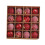 Christmas Ball Ornaments Red 16 Pieces 1