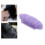 Ostrich feather fringe trim light purple 1 yard 8