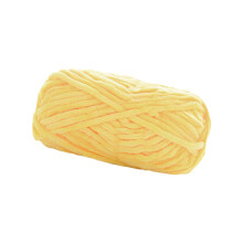 Yellow chunky wool yarn for hand knitting and crocheting