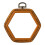Embroidery Hoop Stretch Frame Hexagon 9.5x10.5cm 1