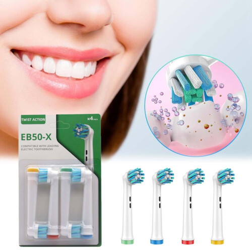 Orebee-Compatible Toothbrush Heads Set 4-Pack 1