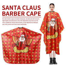 Nouvelle Cape de Coupe de Cheveux RéGlable, Style de NoëL, Coiffure, Barbier, Robe en Tissu, Outils de Coiffure