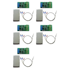 5X 8-25V PT100 Platinum Thermal Resistance to Temperature Converter RS485 Modbus RTU RTD Sensor Module Kit PTA9B01