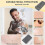 Peeling-Duschhandtuch – KJEHOME – Doppelseitig – Schwarz – Extra lang – Wiederverwendbar 5