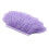 Ostrich feather fringe trim light purple 1 yard 6