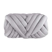 Light Gray Chunky Yarn 250g Jumbo Tubular