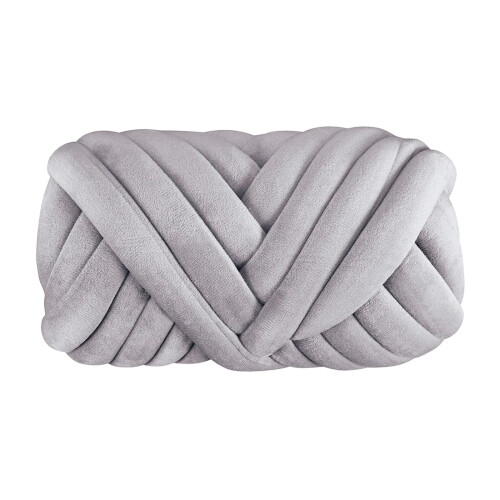 Light Gray Chunky Yarn 250g Jumbo Tubular