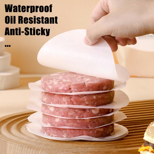 Hamburger Patty Paper Non-Stick 15cm 100 pcs 1