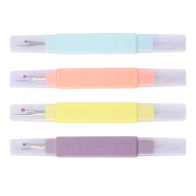 Needle threader and seam ripper 2-in-1