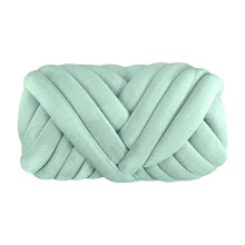 Light Green Chunky Yarn 250g Washable Bulky Tubular Yarn