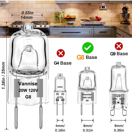 HeeHom G4 halogen bulb 12V 10W 2800K 10-pack 2