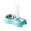 Automatic pet feeding bowl with water refill, blue 1