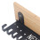 Metal Award Display Shelf Bamboo Wall-Mounted Trophy Shelf 2