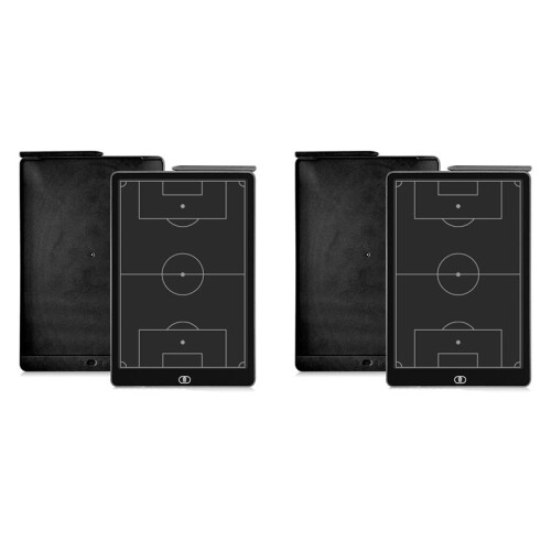 2X Electronic Soccer Coaching Board,16In LCD Screen Strategy  Board with Lock Function for Soccer,Vertical Soccer