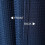 Kitchen Curtain Navy Blue Waffle Weave 30x30 Inch Short 6