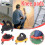 Knee Pads with Wheels for Tile and Floor Work Black 2