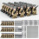 Military Minifigures Soviet Army 24 pcs with base stands 1