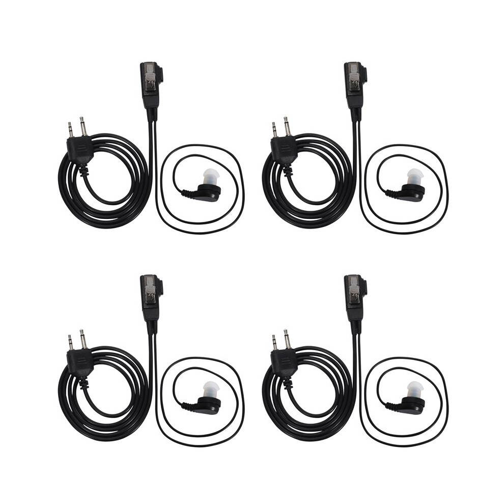 4X Air Sound Tube Earphone Microphone For Midland Walkie Talkie Gxt G6 G7 G8 G9 75-810 Gxt650 Lxt80 6031433370495