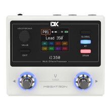 DK IE-350 Guitar Digital Multi-Effects Pedal Rechargeable Drum Machine with IR Internal Recording Loop