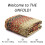 Boho Braided Area Rug Red 4 ft x 6 ft 7