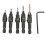 Countersink Wood Drill Bit Set HSS 1/4" Hex Shank 6 8 10 12 4