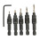 Countersink Wood Drill Bit Set HSS 1/4" Hex Shank 6 8 10 12 5