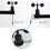 Wind Speed Sensor Three-Cup Pulse Output 4-Pack DC5-30V 2